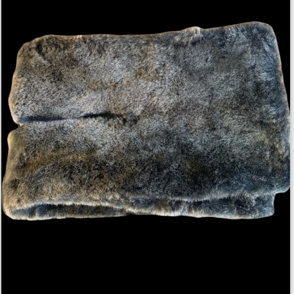 CHAS Mackenzie real shearling scarf - handmade in England - Picture 4 of 5